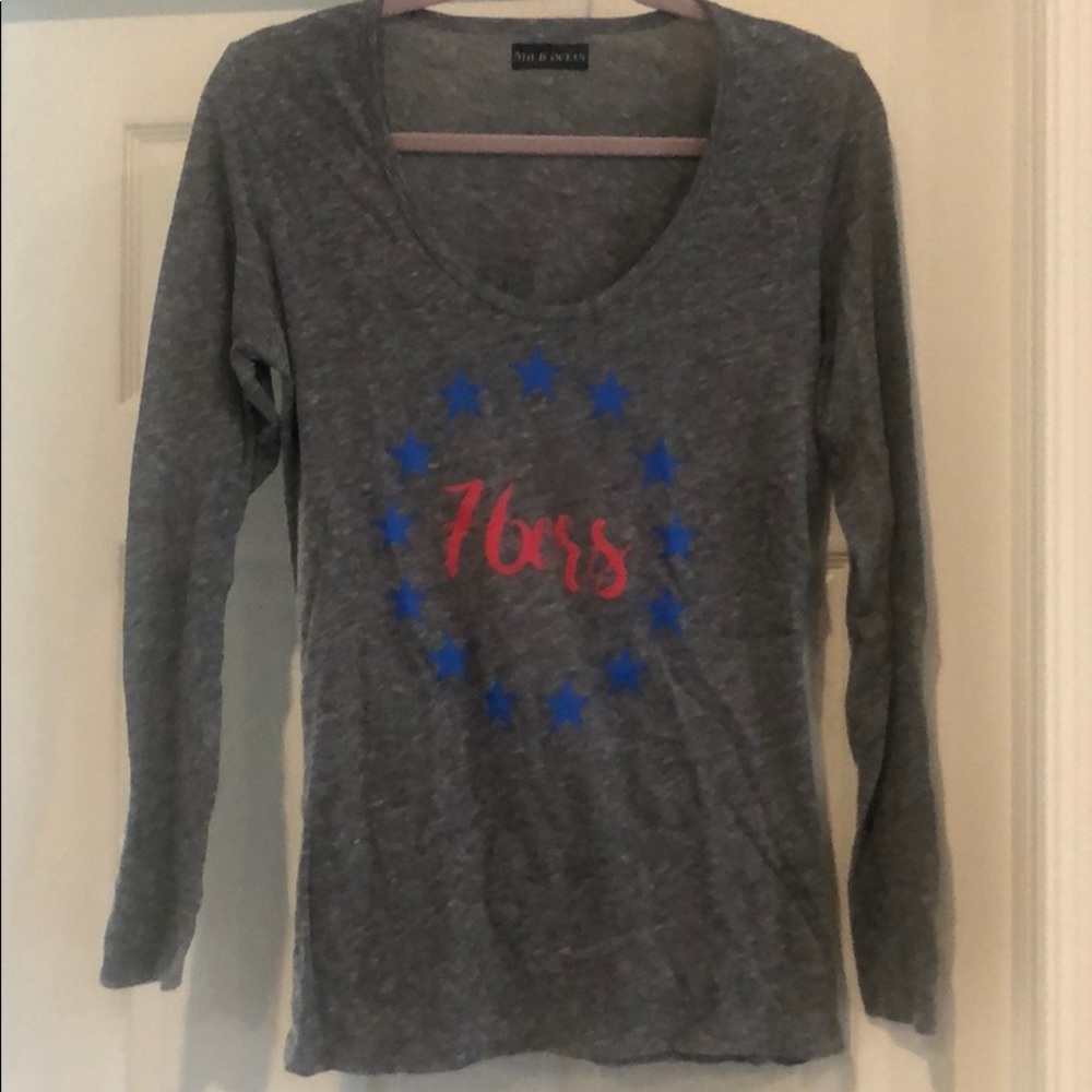 Philadelphia 76ers long sleeve tee
